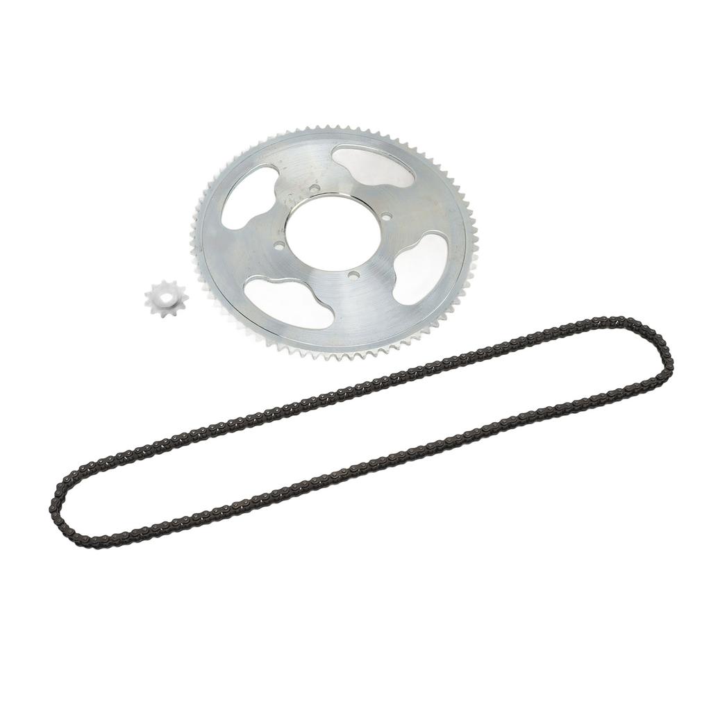 Sprocket Chain Set 8D 11T Gear Sprocket 25H 80T Chain Wheel Sprocket 25H 146 Link Drive Chain for DIY Motorcycle ATV