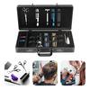 Hairdressing Tool Kit Barber Travel Organizer Tool Box Salon Clipper Trimmer Holder Organizer Box with Shoulder Strap & Lock
