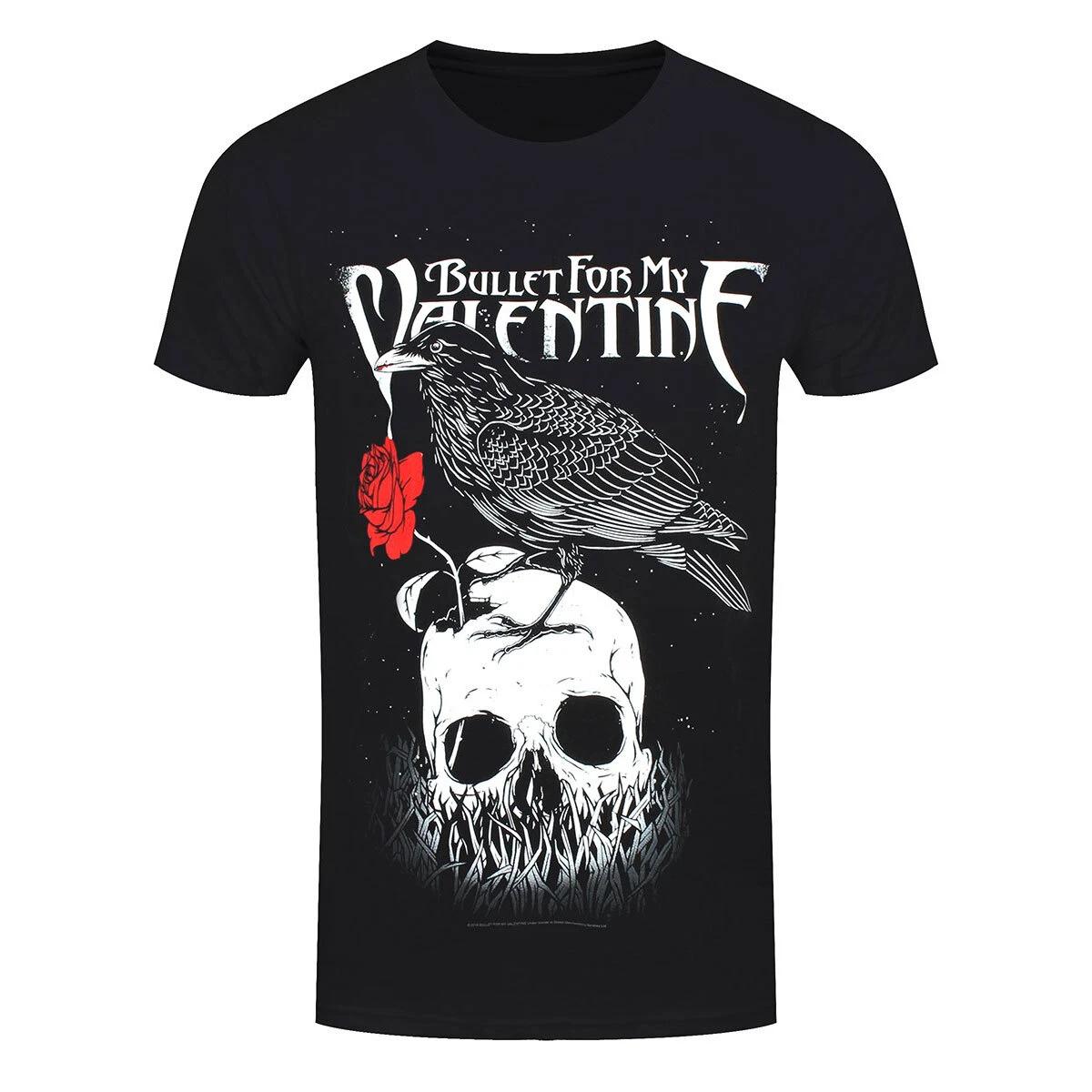 Футболка Bullet For My Valentine Ворон Группа Официальная Новая Черная 2XL