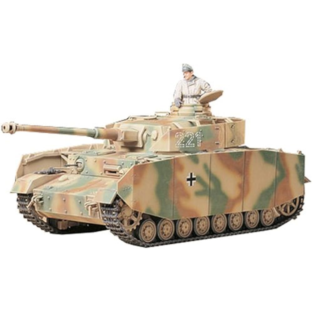 Tamiya 1/35 Military Miniature Series No. 209 German Army Panzer IV H Type Early Plastic Model 35209