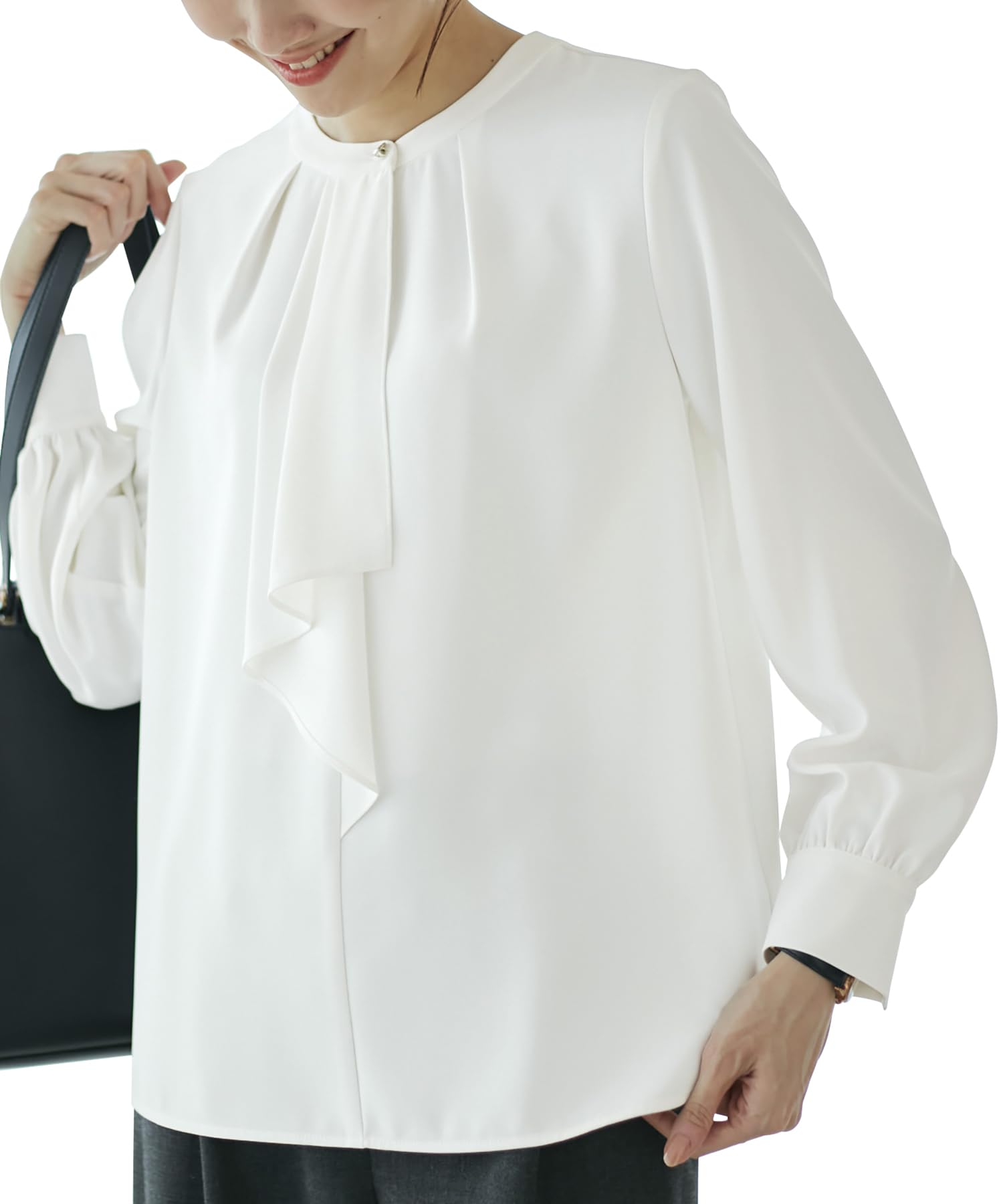 

Женская блузка ROPE PICNIC с металлическими пуговицами и галстуком-бабочкой (Белый, Размер 10) - Доступно в 2 размерах (Веб-эксклюзив)