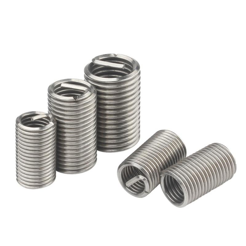 60pcs Steel Wire Thread Inserts Automotive Thread Repair Inserts Easy To Operate for Long Service  Corrosion Resistance