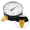 Air Oil Water Pressure Gauge 1/4 Inch NPT 0-10 Bar Side Mount Manometer Water Pressure Gauge Air Pressure Gauge Manometer