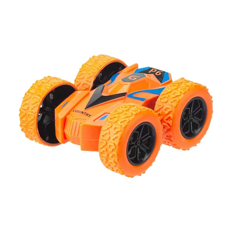 Mini Inertia Car Toys For Children Collision Automatic Turnover Double-Sided Running Car Toy Boys And Girls Fun Interactive Toys