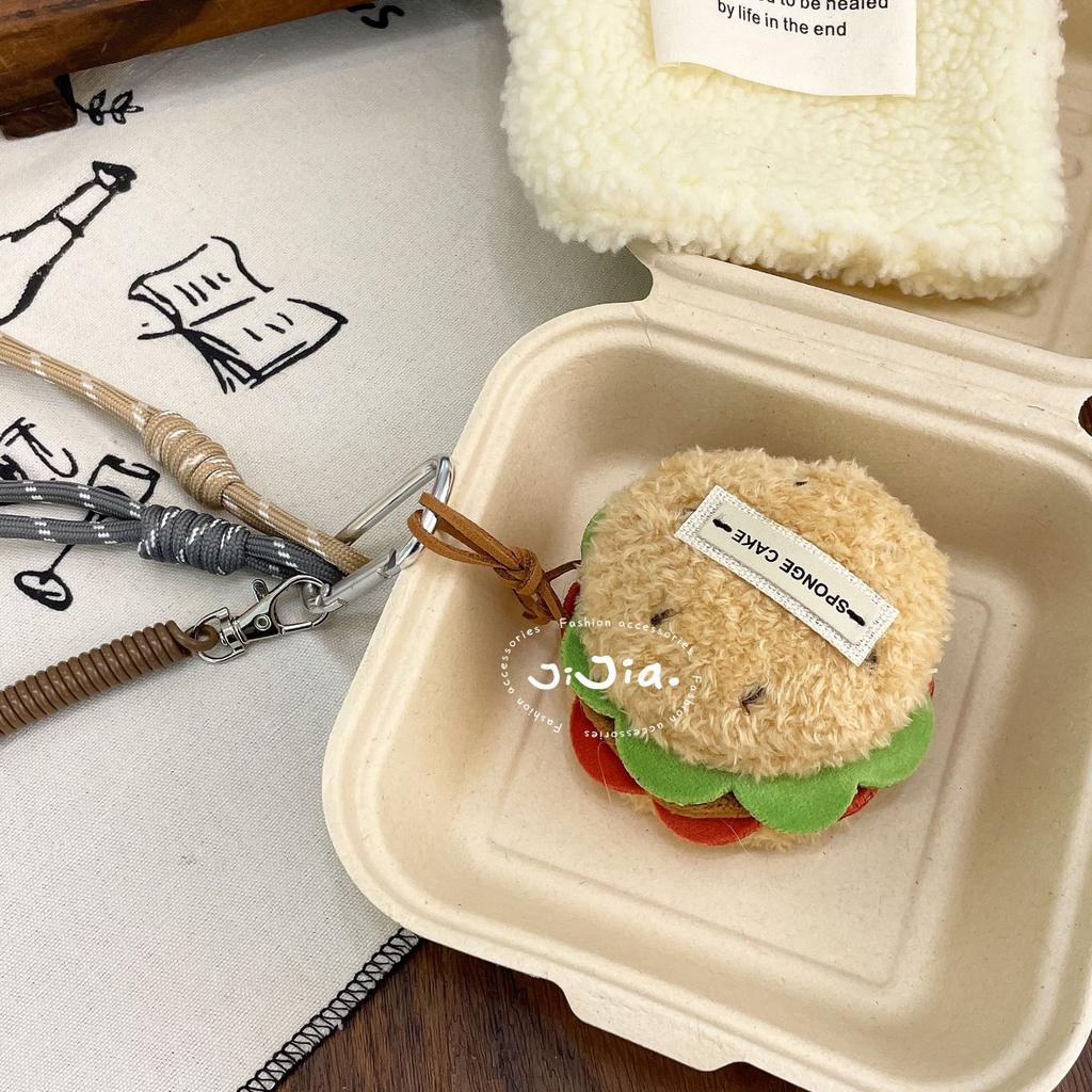 Cute Plush Cupcake Coffee Dessert Phone Chain Lanyard Charm Strap Cake Keychain Pendant Car Key Decor For IPhone For Samsung