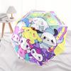 Sanrio Cartoon Character Hello Kitty Design Automatic Opening and Closing Umbrella, Lightweight 3-Fold, With Cute Cartoon Characters, Suitable for Hom