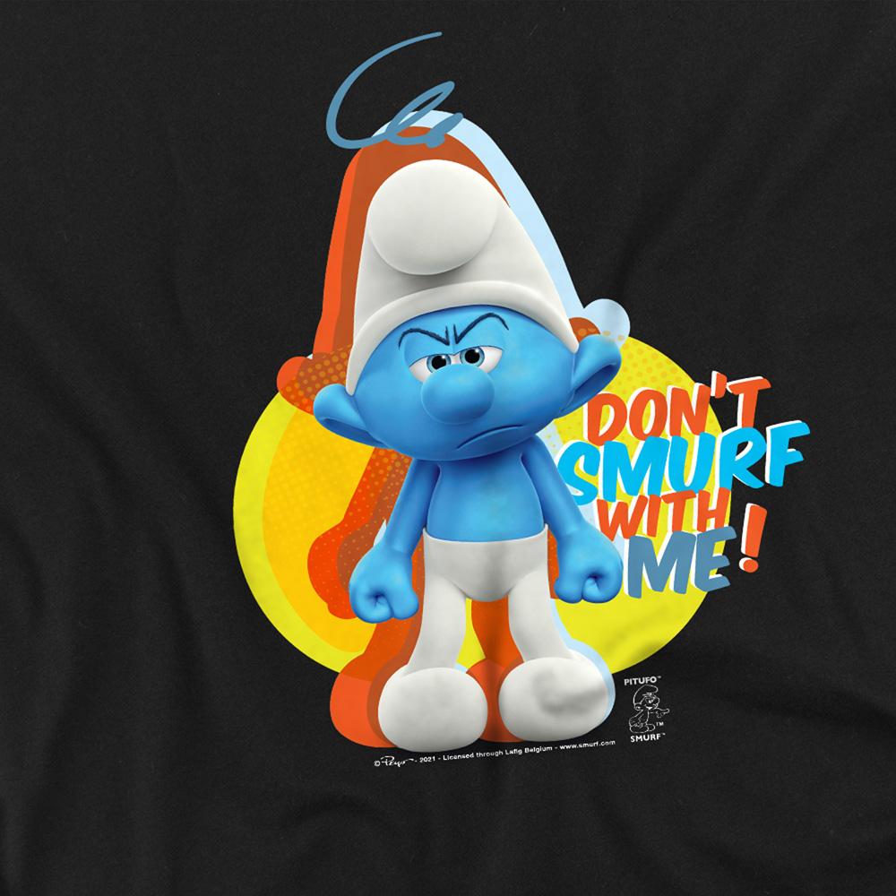 The Smurfs Unisex Adult Don´t Smurf with Me Grouchy Smurf T-Shirt