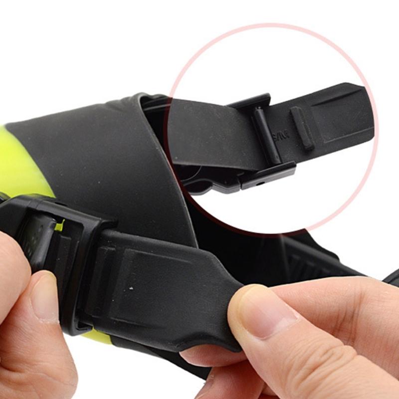 Quick Detaching Scubas Fin Straps Rubber Construction Flippers Straps Swimming Fin Belt for Any Foot Size Easy Installation