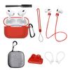 Suitable for Apple AirPods Pro1 Generation Bluetooth Headset Protective Cover 8-piece Set Anti-lost Rope Lanyard