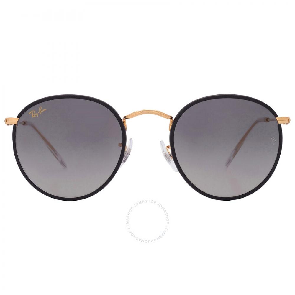 

Круглые металлические полноцветные мужские солнцезащитные очки Ray Ban Legend серого цвета с градиентом RB3447JM 919671 50