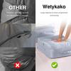 2Pack Compression Storage Bags for Bedding, Ultra Space Saving Self Compression Organizers, Space Saver Bags, Compression Packing Cube Moving Bags