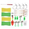 Portable Fishing Gear Set Line Board Lure Bait Hook Detacher Small Bell Tackle Kit Fishing Accessories