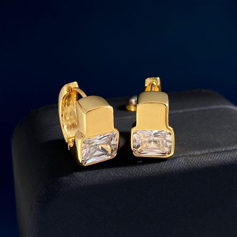 

Дизайнерский флакон духов, легкие роскошные щедрые бриллиантовые серьги, женские элегантные индивидуальные металлические серьги-ветер золотой