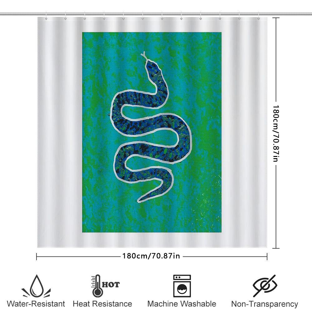 Ocean Waves Shower Curtain Blue Sea Beach Nautical Bathroom Decor Waterproof Fabric Liner Set