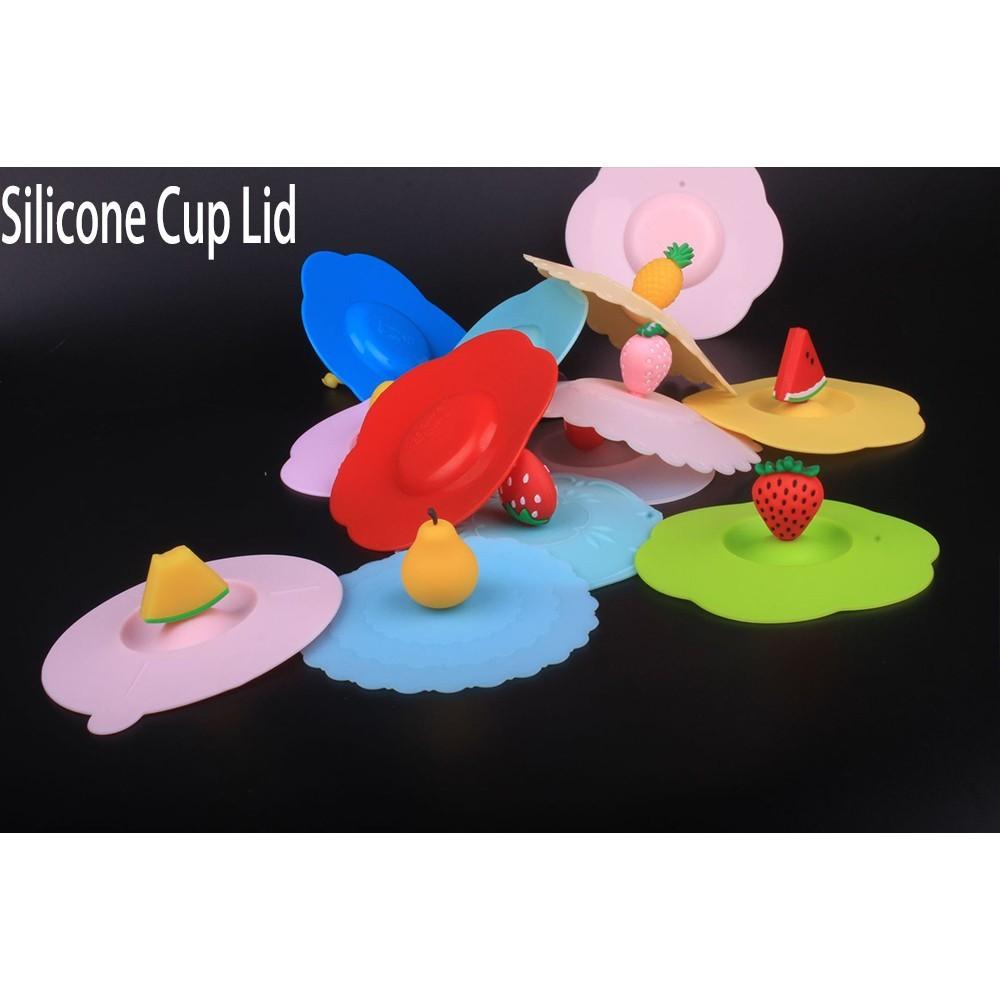 Leakproof Silicone Anti-dust Glass Cup Cover Coffee Mug Seal Lid Cap Tool HOT Leakproof Silicone Anti-dust Glass Cup Cover Coffee Mug Seal Lid Cap Tool HOT