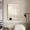 Impressões Minimalistas Modernas Pintura em Tela Bege Cores Neutras Simples Pôster de Arte Mid-Century Arte de Parede Imagens Decoração de Sala de Casa
