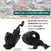 Rubonarie Radio Pouch, Transceiver Holder, Waist Pouch, for Walkie-Talkie Radios, Airsoft, Mountaineering, and More, Set of 2 (Black)