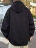Tide Strass-Kapuzenpullover: Unisex Oversized Glänzendes Sweatshirt für Herbst & Winter
