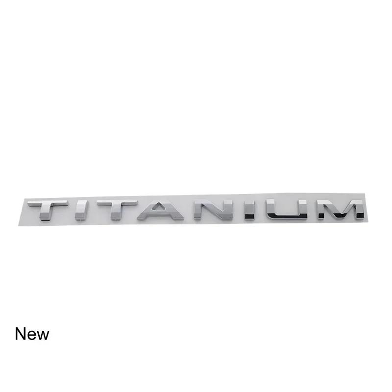 3D TITANIUM for US American SUV Off ORoad car trunk Nameplate Decal Emblem Badge Sticker