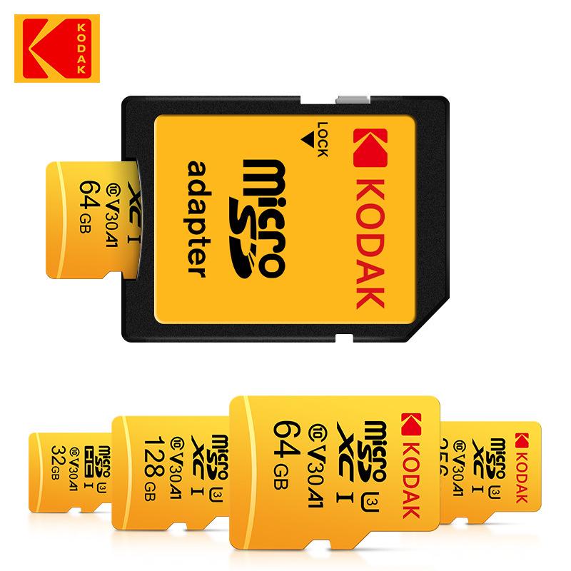 Kodak TF 256G U3 4K HD Memory Card for Driving Recorders and Monitoring