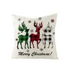 Christmas Pillow Case Polyester Red and Green Plaid Print Pillow Nordic Home Living Room Sofa Cushion