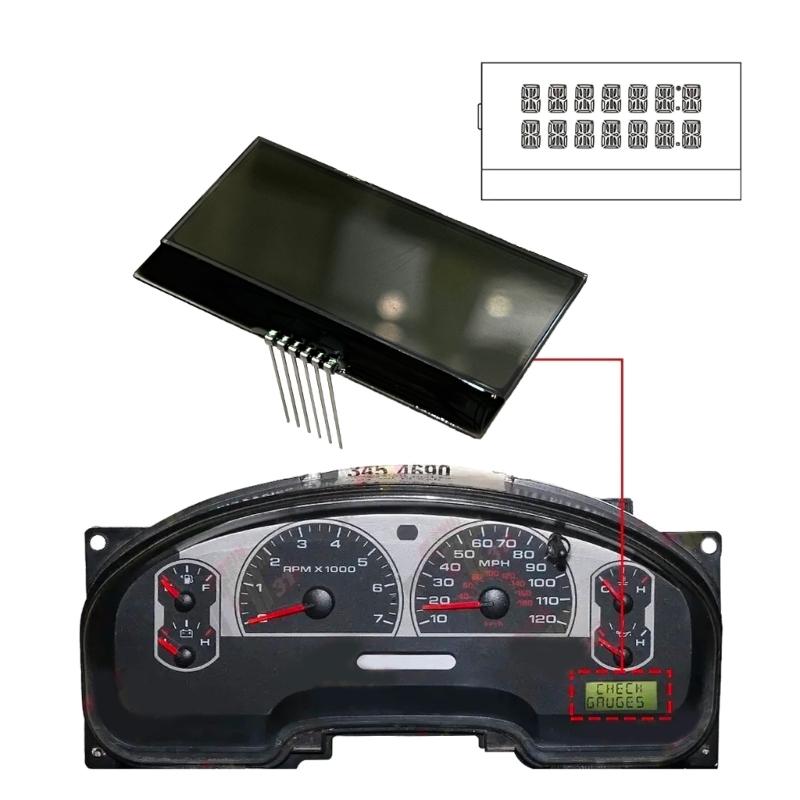 Speedometer Instrument Cluster LCD Display for F150 2004-2008 LCD Display Screen Pixel Instrument Cluster