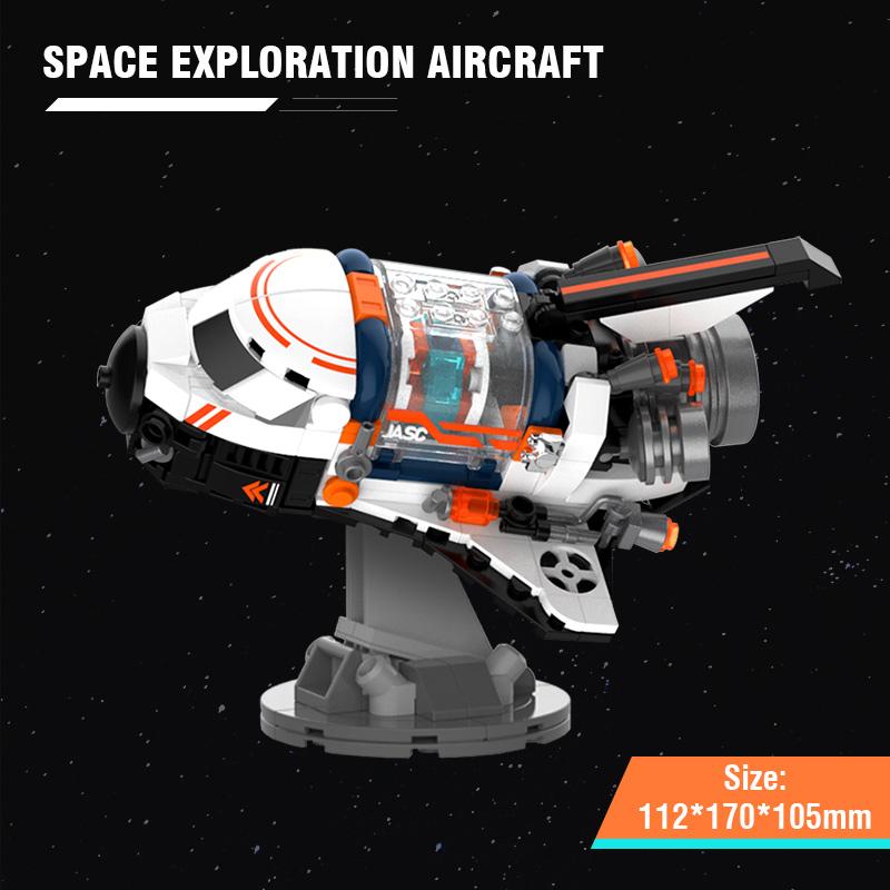 Non-Toxic Creative Aviation Manned Building Blocks Space Astronaut Figure Diy Aerospace Bricks Model Toys For Kids Christmas Gift