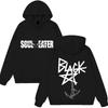 Japanischer Anime Soul Eater Logo Lustiger Hoodie Herren Damen Kleidung Mode Harajuku Kleidung Übergroß Lässige Kleidung Winter Streetwear