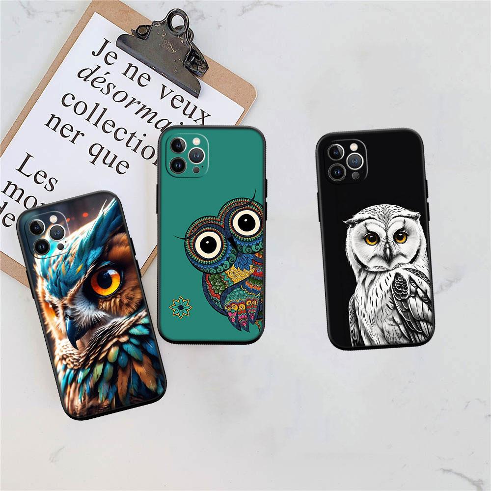 IX5 Cartoon Art Owl New Luxury Phone Case for Huawei P Smart S Z Y5P Y6P Y7A Y8P Y8S Y9A Y9S P10 P20 P30 Lite Pro