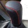 Leather Car Gear Lever Cover for Toyota CROWN MK13 2010-2018 AT Shift Knob Protection Cover Interior Accessories