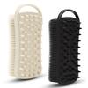 2 In 1 Silicone Shower Brush Scrubber Soft Scalp Massager Shampoo Brush Double-Sided Body Brush Foam Skin Clean Tool