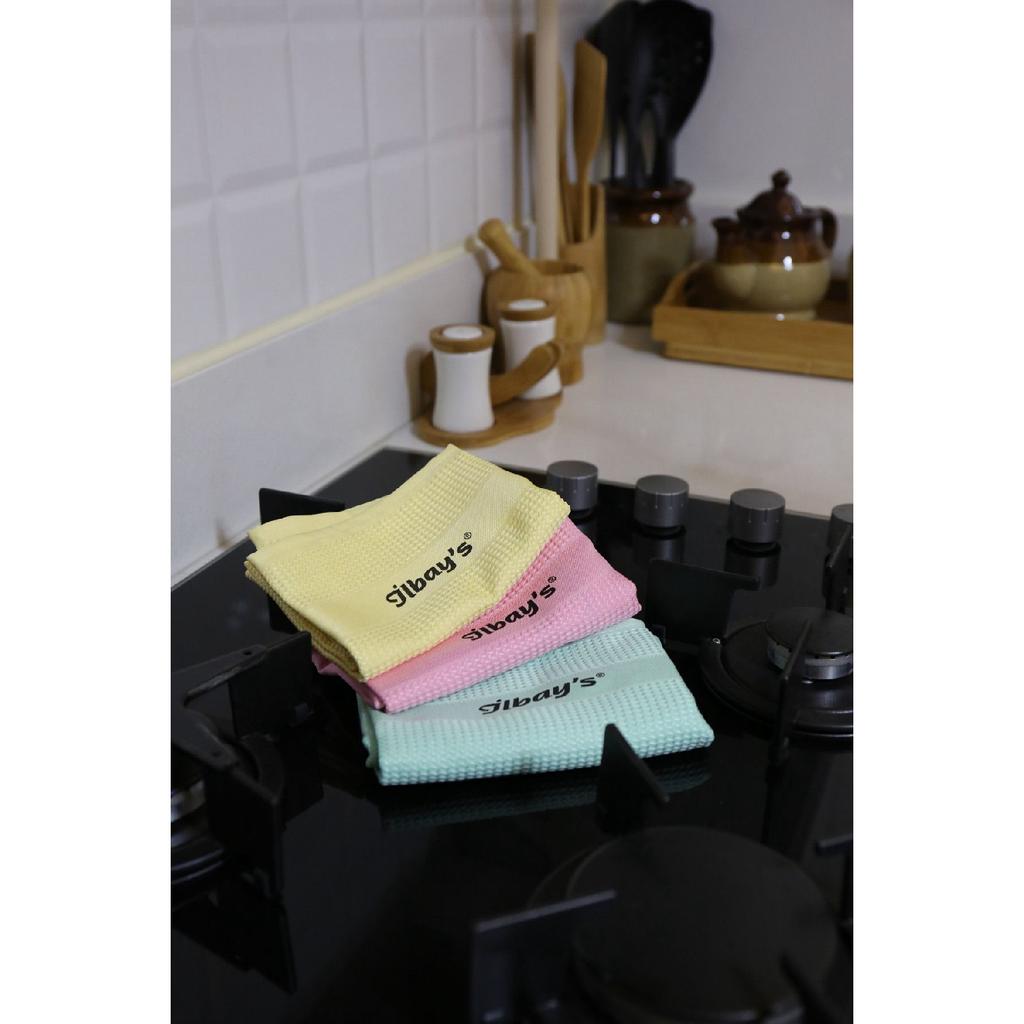 3-pack Microfiber Cleaning Cloth With Qr Code Control