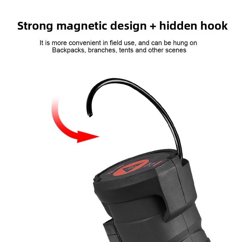 Professional Automotive Repair Light-Ultra-Bright COB LED+Red Emergency Light-Magnetic USB Work Light for Mechanics &Outdoor Use