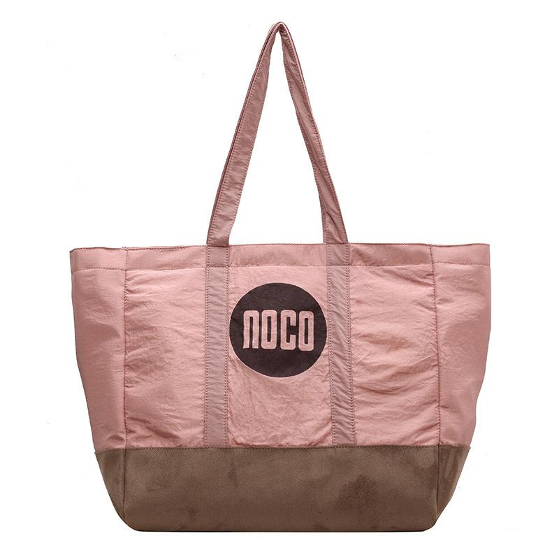 Travel Bag, Commuting Large Capacity Leisure Tote Bag, Sports Fitness Yoga Storage Bag, Shoulder Multi-purpose Bag розовый