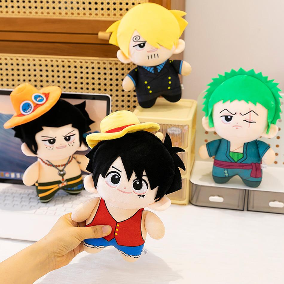 Luffy Zoro Ace Sanji Plush Toy Doll Backpack Hangingsanime Toys Plush Kid Christmas Gift Toys Cute Doll Birthday Gifts