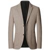 Mens Elegant Leisure Casual Blazers Autumn Fashion Jackets Business Man Blazers Plus Size