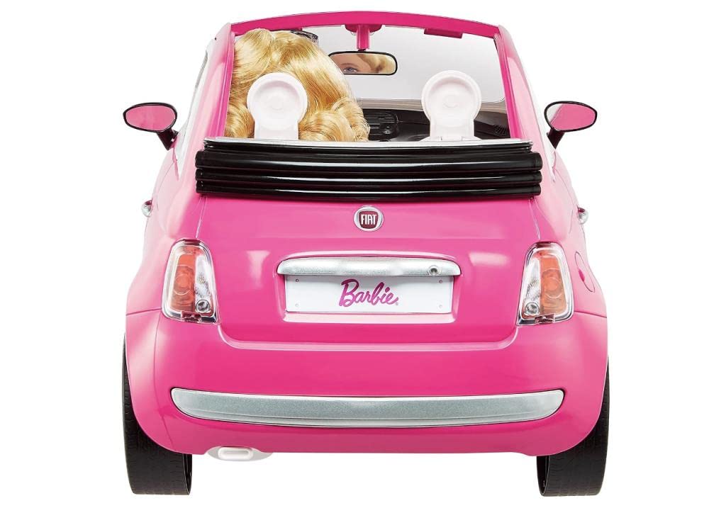 barbie Fiat 500 and Accessories GXR57 [Dress-up Doll/vehicle] [Doll Included] [Ages 3+]