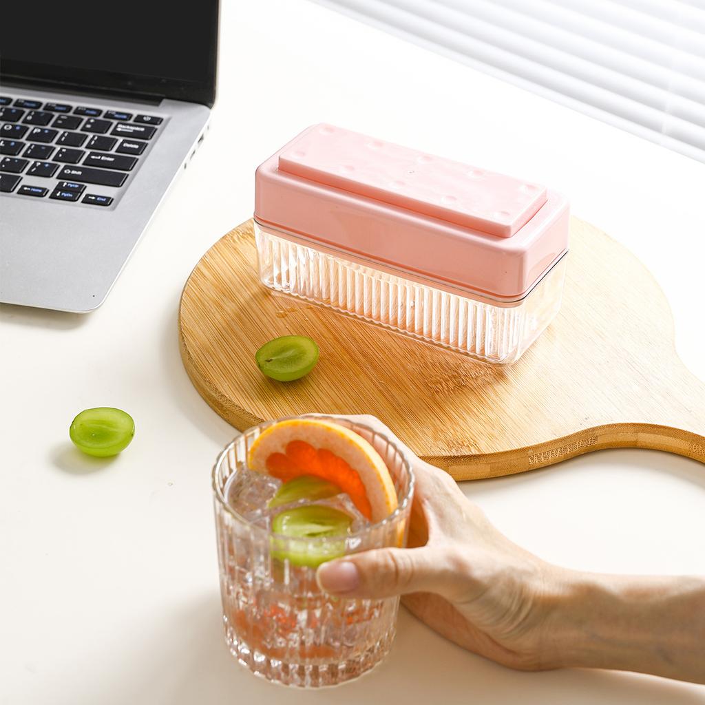 10 Grid Refrigerator Ice Box Press Type Ice Cube Maker Kitchen Quick-Freezing Ice Cube Tray For Whiskey Cocktails Juice