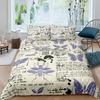 Black Death Moth Bedding Set Gothic Skull Duvet Cover Set Butterfly Bedclothes 2/3pcs Moon Stars Luxury Home Textiles