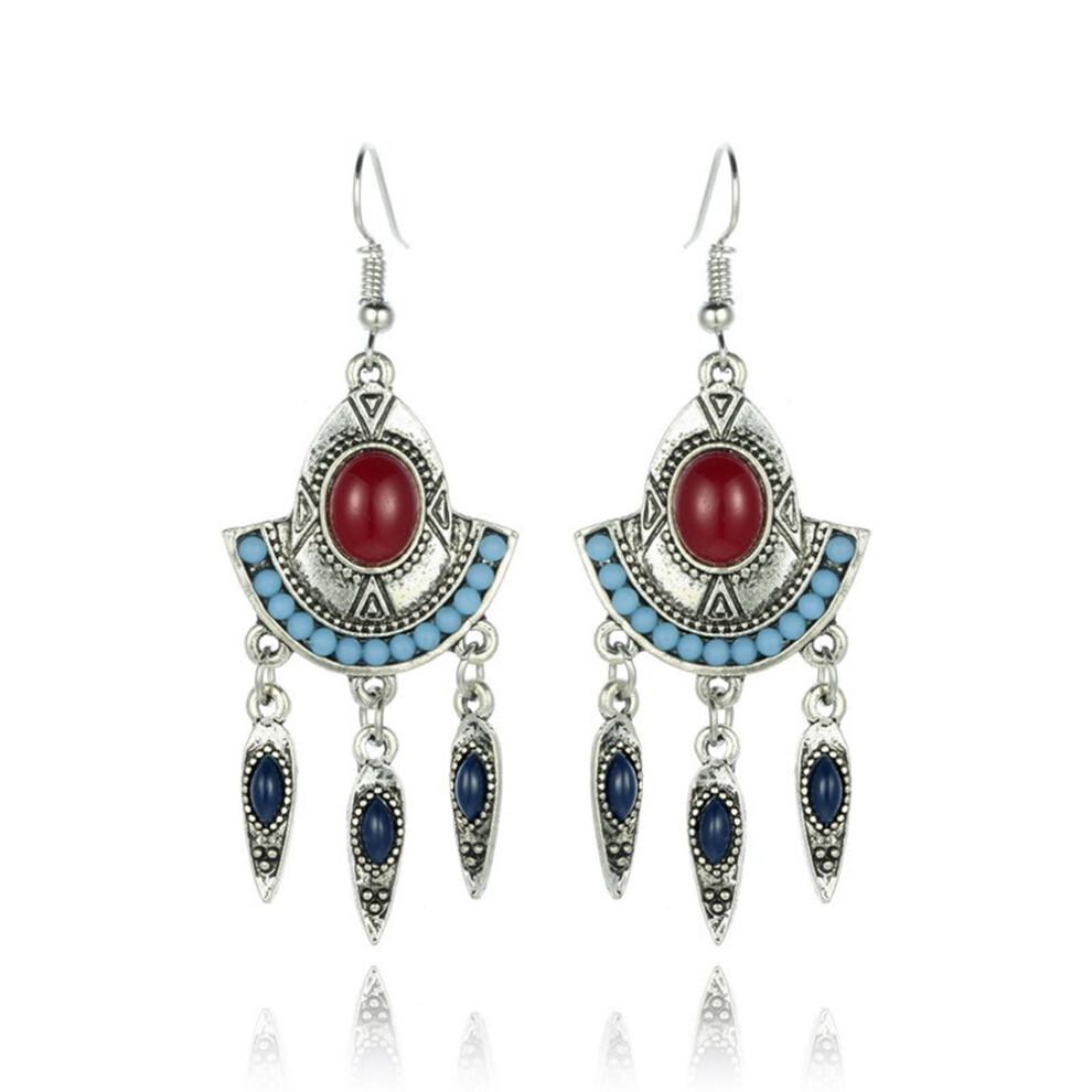 1 Paar Quasten-Ohrringe für Damen, Boho-Schmuck, leicht und elegant