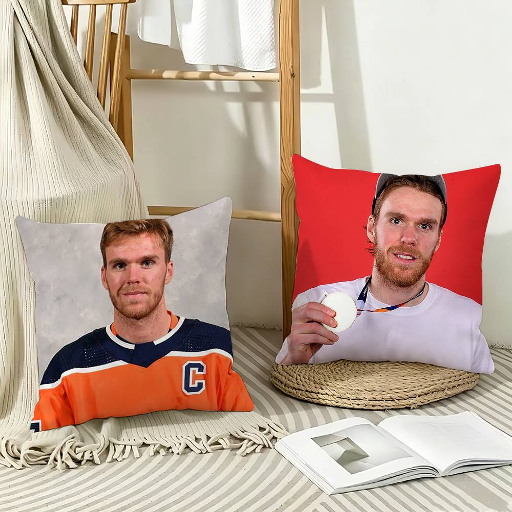 Ice HockeyConnor MMcDavid Pillow Case Pattern Printed Pillowcase For Living Room Sofa Cushion Cover
