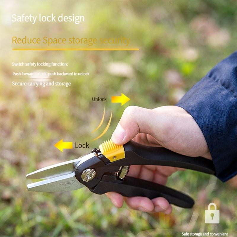 Legierter Stahl Arbeitssparende Blumenschere für Obstbaumschnitt, Gartenbau-Blumen, Haus-Schnitt Gartenbaumschneider
