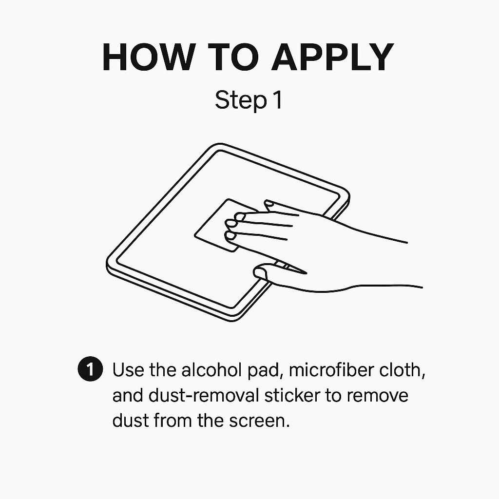 Vyrobeno v Koreji Daiso Ochranná fólie na displej s papírovým povrchem pro iPad Mini