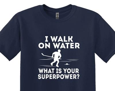 Hockey Player Superpower T-Shirt, Funny Ice Hockey Tee