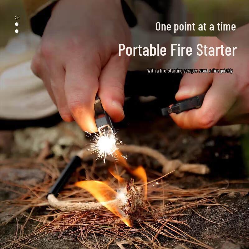 Multifunction Fire Starter Survival Paracord Bracelet