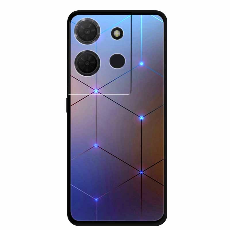 Cover For TCL 503 TPU Silicone Phone Case Flower Blossoms Para Capa Bumper Funda TCL503 Soft Protector Fashion Shockproof Bumper