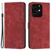 For TECNO Spark 20 Skin Touch Wallet Case PU Leather Stand Flip Phone Cover