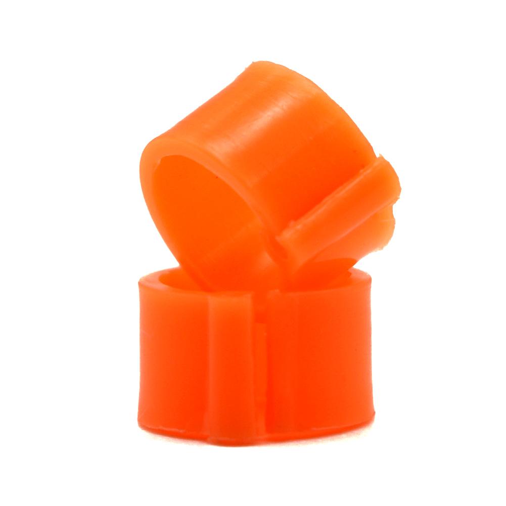 100 Pcs Bird Pigeon Foot Rings 8mm Bayonet Identification Ring Opening Pigeon Ring Color Pigeon Foot Ring Bird Pigeon Supplies