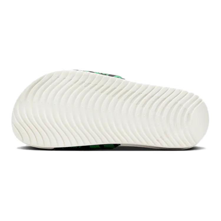 Nike Kawa Slide SE JDI Soft Comfortable Non-Slip Shock Absorbing Slippers Kids Slippers Black White Green DX1976-001