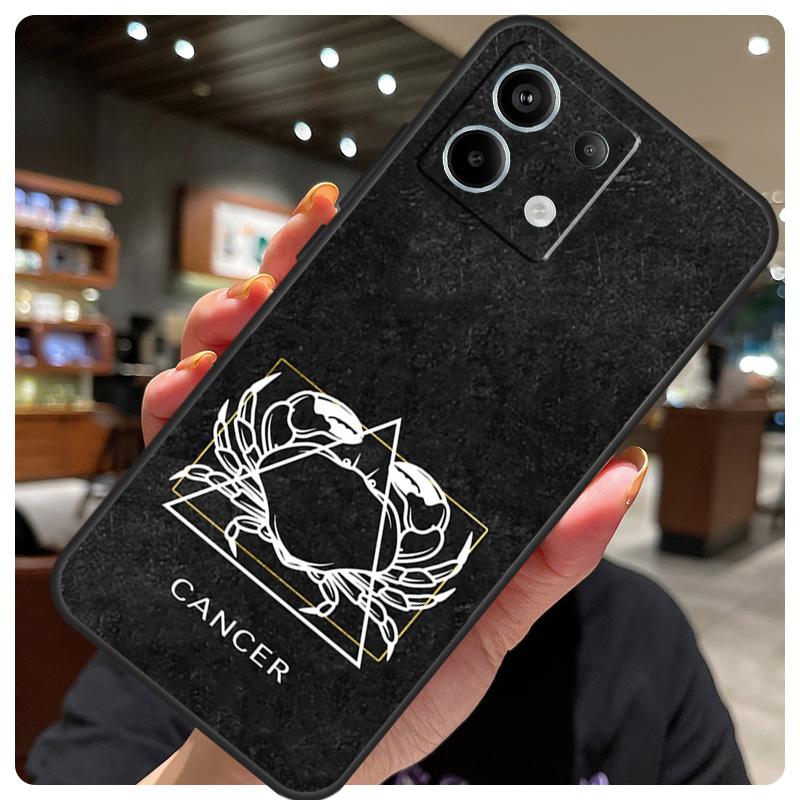 Zodiac Constellation Case For Xiaomi Redmi Note 14 10 11 12 13 15 Pro Plus Cover For Redmi 15 15C 14C 10C 12C 13C